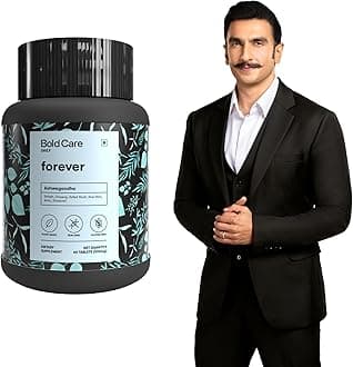 Bold Care Forever 60 Capsules - Ashwagandha & Shilajit - Stamina Booster Supplements for Men - All Natural Safed Musli, Shatavari & More