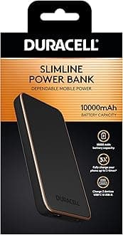10000mAh Power Bank – Fast Charging Portable Charger with USB-C & USB-A, Slim External Battery Pack for iPhone, Samsung Galaxy, Android Phones, Tablets & Devices