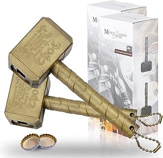 Beer Bottle Opener, Gifts for Dad, Men, Him (Bronze, 2Pack)