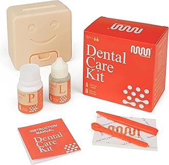 mastermedi Zinc Oxide Eugenol Cement Dental Care Kit Glue For Crowns & Bridges Filling