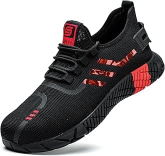 Safety Shoes for Men Women Steel Toe Boots Non-Slip Lightweight Breathable Sneakers Puncture Proof Protective Industrial Shoes