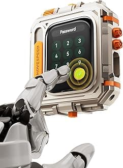 MOVE SPEED External Hard Drive with Touchscreen, Up to 10Gbps Portable SSD, USB-C 3.2 Gen2, Compatible with iPhone, Windows, Mac & More (GD10, 1TB Without Tracking)