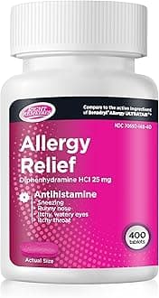 Allergy Relief 400 count tablets