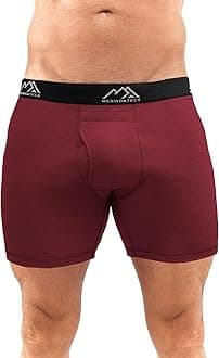 Merino.tech Merino Wool Underwear Mens - 100% Merino Wool Base Layer Boxer Briefs for Men