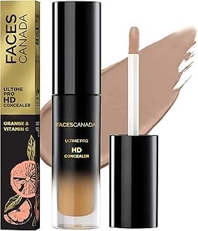 Ultime Pro HD Medium Coverage All Skin Type Liquid Concealer - Caramel Crunch 03, 3.8ml | Natural Matte Finish | 12HR Long Stay | Blemishes | Blends Easily | Orange & Vitamin C Enriched