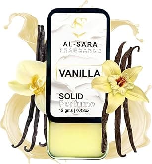 VANILLA Solid Perfume for Men & Women | Alcohol-Free, Non-Greasy, Long-Lasting Natural Fragrance | Portable & Travel-Friendly Cologne (Vanilla)