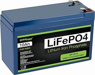 ExpertPower 12V 10Ah Lithium LiFePO4 Deep Cycle Rechargeable Battery | 2500-7000 Life Cycles & 10-Year Lifetime | Built-in BMS | Perfect for RV, Solar, Marine, Overland, Off-Grid Applications