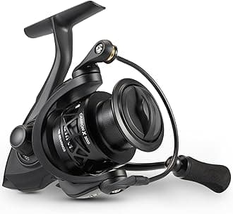 Piscifun Carbon X Spinning Reels, Light to 5.1oz, Carbon Frame and Rotor, 33LBs Max Drag, 10+1 Shielded BB, 5.2:1/6.2:1 High Speed Gear Ratio, Smooth Powerful Saltwater Freshwater Spinning Reel