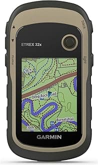 Rugged Handheld GPS eTrex 32x | 2.2” Sunlight-Readable Colour Display with 240 x 320 Display Pixels | Up to 25 Hours in GPS Mode with 2 AA Batteries | 8 GB of Internal Memory