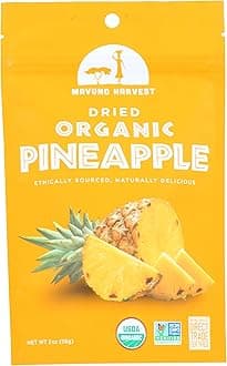 Mavuno Harvest Gluten - Free Dried Pineapple - Case Of 6 - 2 Oz.
