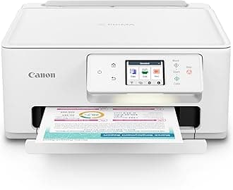 Canon PIXMA TS7720 Wireless All-in-One Color Inkjet Printer – Print, Copy, Scan – Auto Duplex, 15/10 PPM, 2.7” Touchscreen, Compact Home Photo Printer with Easy Setup
