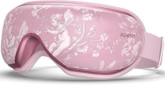 RENPHO Valentine's Day Gifts, Eyeris 1 Sweetheart Eye Massager with Heat, Heated Eye Mask for Galentine Day Gifts, Music Eye Care Device for Reduce Eye Strain, Eye Relaxation