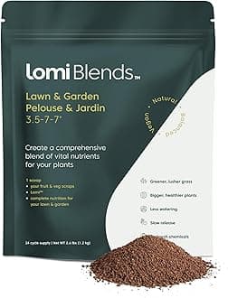 Lomi Blends - All-in-One Lawn and Garden Solution - All-Natural Multi-Vitamin for Healthy Soil, Safe for Kids and Pets, Easy to Use - Sustainable Gardening