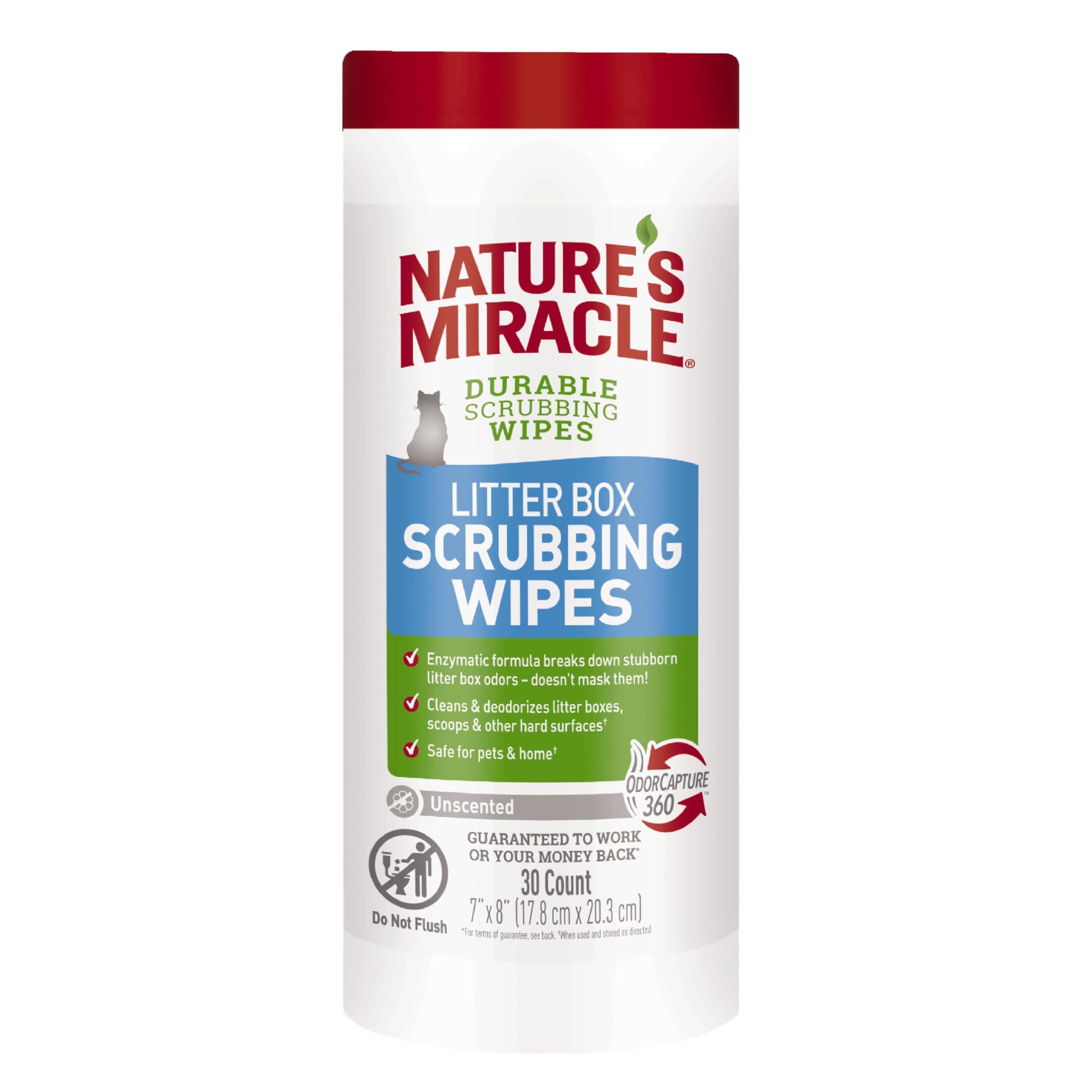 Litter Box Scrubbing Wipes 30Ct