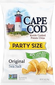 Cape Cod Potato Chips, Less Fat Original Kettle Chips, 14 Oz