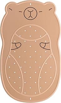 UNEEDE Kids Bathtub Mat Non Slip Shower Mat for Toddlers, Washable Anti Slip Tub Surface, Soft Rubber Mat for Bathtub Shower, Waterproof Bathtub Essentials for Children