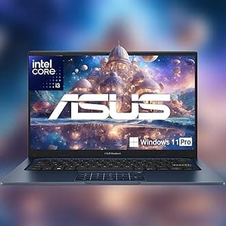 ASUS VivoBook Laptop | Intel 13th Generation 6 Core Processor Up to 4.5GHz (Beat i7-1195G7) | 16GB RAM | 512GB PCIe SSD | 14" FHD Display | Bluetooth | HDMI | Thin & Light | Windows 11 Pro