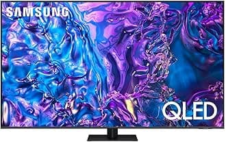 Smart TV, Big TV, QLED, Q70D, 85 Inch, 2024, 100% Color Volume with Quantum Dot, 4K AI Upscaling, Tizen OS, Motion Xcelerator 120Hz QA85Q70DAUXMM Titan Gray