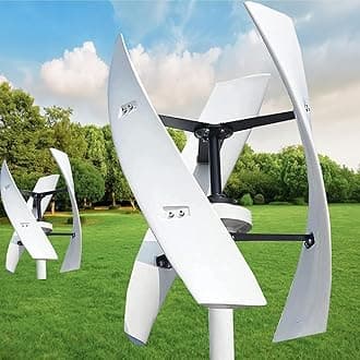 Vertical Axis Wind Turbine Kit 20,000 W, Generator with Grid-Tied Controller, Inverter, Vertical Axis Wind Turbine for Home (220 V)