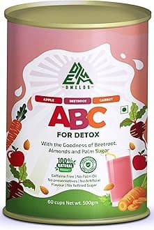 Dmelds Organic ABC malt Powder 500gms | Latte Mix, Chai Tea, Powder | Apple, Beetroot, Carrot | No Preservatives | Zero White Sugar | Ready-to-Mix | Almond, Cashew and Cardamom - 500gm