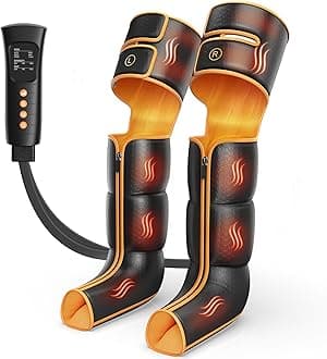 air Compression Leg Massager Black