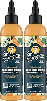 Everything Sauce Chile Lime Crema Dressing Dip and Drizzle Keto Diet & Paleo Diet Certified Dairy Free Gluten Free Non- GMO Project Verified Shelf-Stable 8.3 oz (Pack of 2)