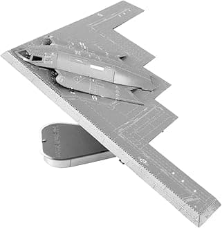 Fascinations Metal Earth Premium Series B-2A Spirit Stealth Bomber 3D Metal Model Kit