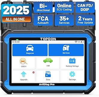 ArtiDiag Pro Car Diagnostic Device, Online Coding & Bi-Directional Control, Full System Diagnostics at OE Level, 35+ Service Functions, 2 Years Free Update