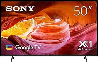 Sony BRAVIA 50 Inch TV 4K UHD High Dynamic Range Smart Google TV - KD-50X75K - UAE Version |1 Year Manufacturer Warranty (Renewed)
