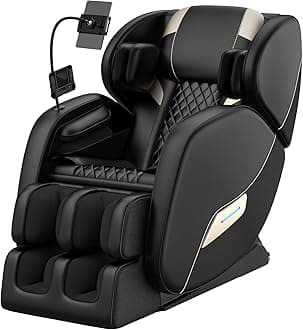 Sponsored Ad - 2025 Massage Chair Full Body, Zero Gravity SL-Track Shiatsu Massage Chair Recliner, Heating, Foot Massage, Auto Modes, Bluetooth Speaker, Touch Screen Controller, Extended Footrest, Wheels