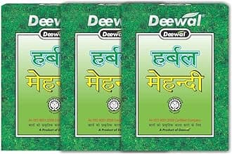 - Deewal Herbal Mehndi | Natural Henna Powder for Black Hair Color and Hair Growth | For Men and Women | 100% Natural & Organic | Chemical-Free Hair Dye