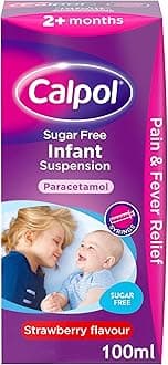 Calpol Sugar Free Strawberry Flavor Oral Suspension - 100ml