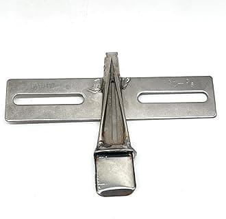 LNKA Industrial Foot DAYUN 410 Two Sides Upward Reverse Belt Loop Binder Folder fit for 2 Needle Sewing Machine (Tape Size:3/4 Finish Size:3/8)
