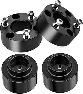 Richeer 3" Front and 2" Rear Leveling Lift Kits for 2009-2024 Ram 1500 4X4 4WD, 3 Inch Front Strut Spacers and 2 Inch Rear Lift Spacer for 2009-2024 Ram 1500 Lift Kits