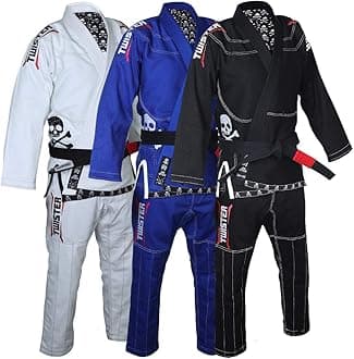Twister Progress 5.0 Brazilian Jiu Jitsu Gi IBJJF Approved Triple Stitches Reinforcement Preshrunk Pearl Weave 475gram