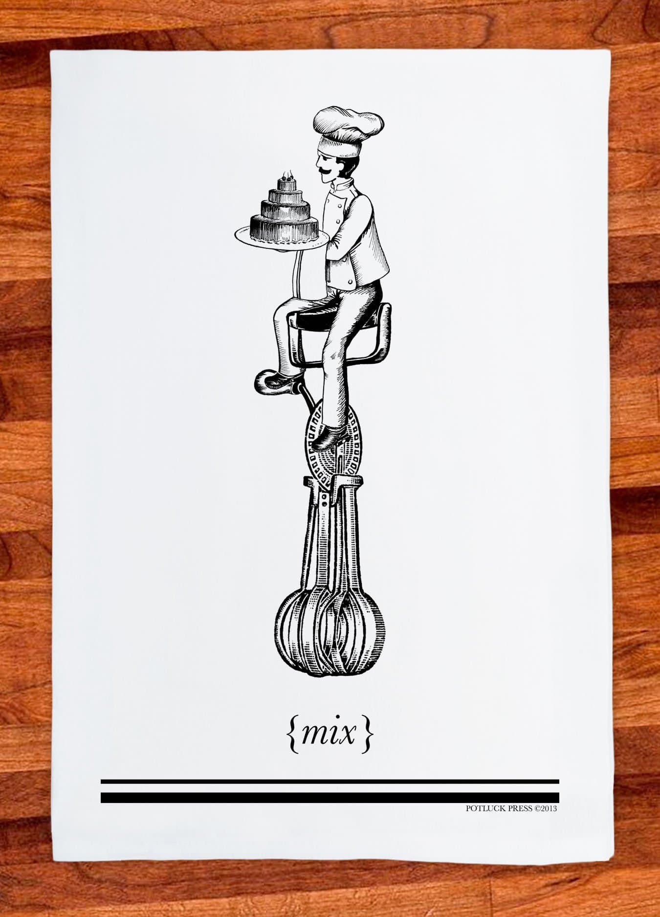 Potluck Press Mix Flour Sack Towel