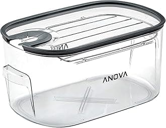 Anova Culinary ANTC01 Sous Vide Cooking Container Holds Up to 16L of Water with Removable Lid and Rack