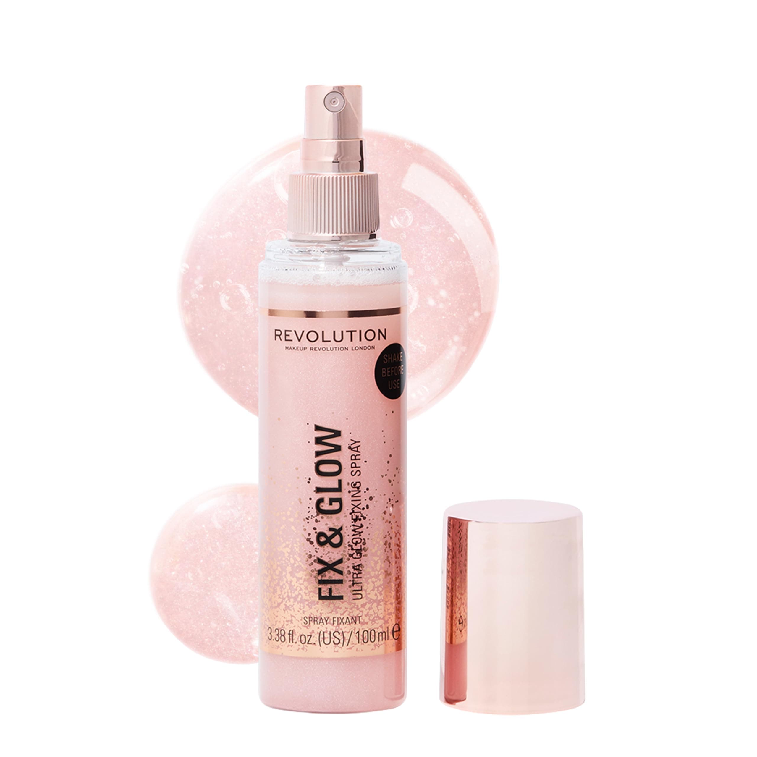 Revolution Beauty London Makeup Fix & Glow, Fixing Spray, 100ml