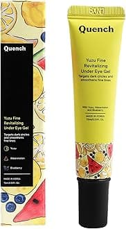 Vitamin C Revitalizing Under Eye Gel with Yuzu Lemon Extracts | Instantly Brightens Under Eye | Reduces Dark Circles, Puffiness & Fine Lines | Made in Korea (15ml)