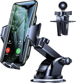 VICSEED [No.1 Powerful Suction] [Rally Racing-Grade Stability] Phone Holders for Your Car 2026 Upgraded Car Phone Holder Mount Truck Stand for Dashboard Windshield Vent for iPhone Samsung All Phones