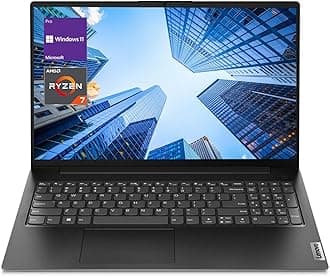 Lenovo V-Series V15 Business Laptop, 15.6" FHD Display, AMD Ryzen 7 7730U, 40GB RAM, 1TB SSD, Numeric Keypad, HDMI, RJ45, Webcam, Wi-Fi, Windows 11 Pro, Black