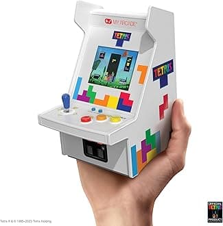 My Arcade Tetris Micro Player Pro: Mini Retro Arcade, Handheld Video Game, Strategy Games, 2.75" Screen, Tetris Game