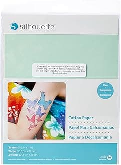 Silhouette Media-Tattoo Temporary Tattoo Paper