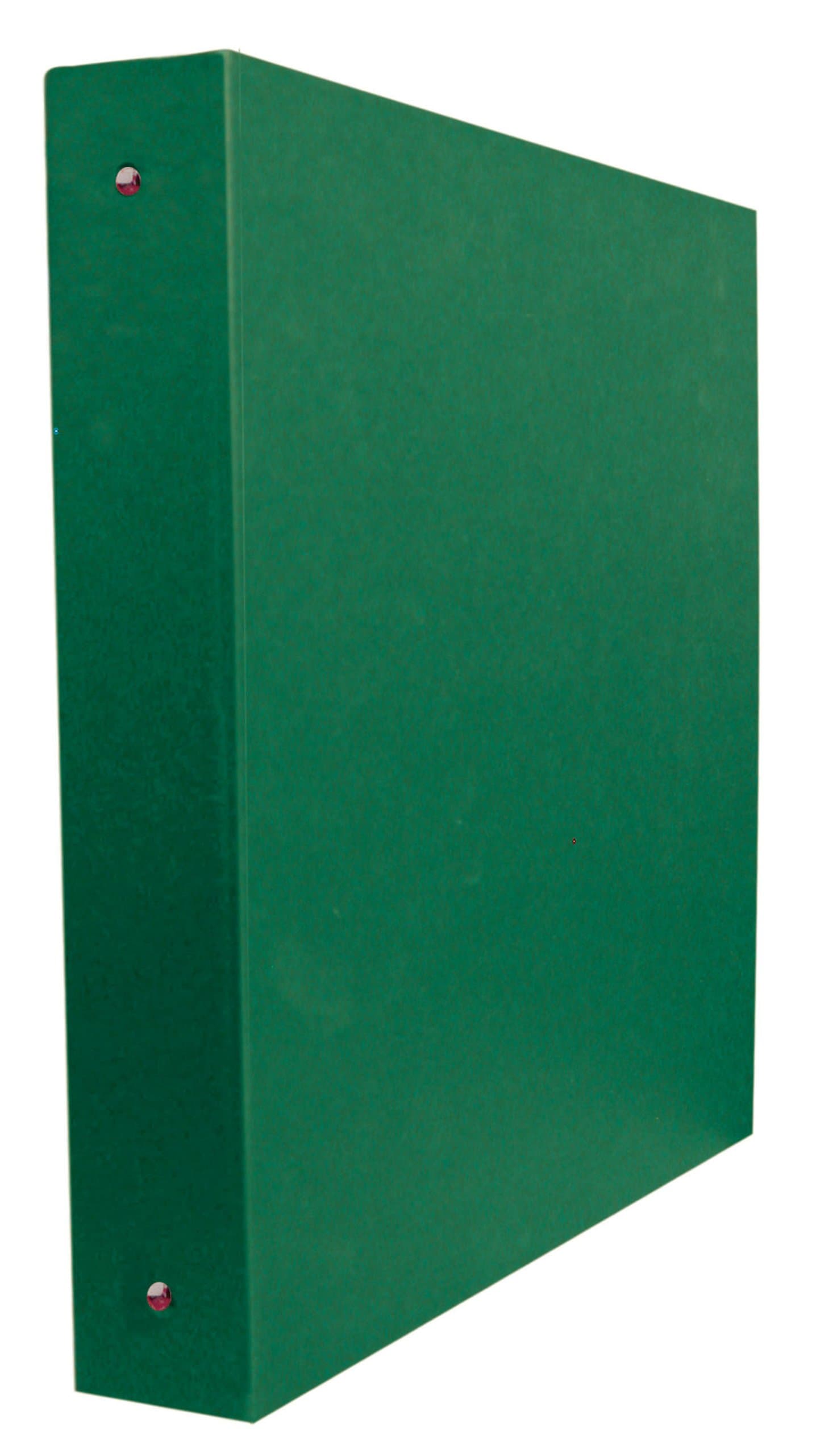 Aurora GB Elements Binder, 1/2 Inch Round Ring, 8 1/2 x 11 Inch Size, Green, Linen Embossed, Eco-Friendly, Recyclable, Made in USA (AUA20302)