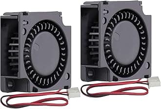2Pack 30mm x 30mm x 10mm 12V Mini Brushless Cooling Blower Fan Dual Ball Bearing