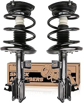 Pair Front Complete Struts Assembly 172392 Compatible for 2007-2012 Nissan Altima Coupe/Sedan 2.5L Replacement Coil Spring Shock Absorbers (2PCS)