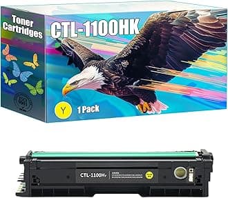 CTL-1100HK Toner Cartridges Compatible for Pantum CP1100 CP1100DW CM1100DN CM1100DW CM1100ADN CM1100ADW Printers, High Yield 3000 Pages, Bright Colors Clear Printing (1 Pack Yellow)