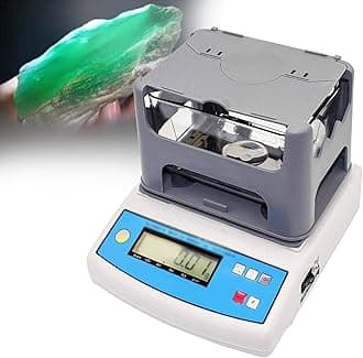 Gold Purity Tester Machine Digital Electronic Gold Purity Tester Meter with Maximum Weight 300g/600g Gold Purity Testing Analyzer Machine,0.01-600g