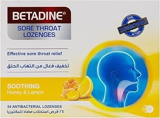 BETADINE Sore Throat Lozenges-Soothing Honey & Lemon