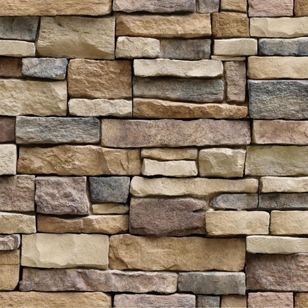 3D Brick Stone Wall paper, Simulation Brick Pattern Wall Stickers, Rustic Effect Self- Adhesive Wallpaper for Living Room Bedroom (B 17.7"X39.3"/45 X100cm)